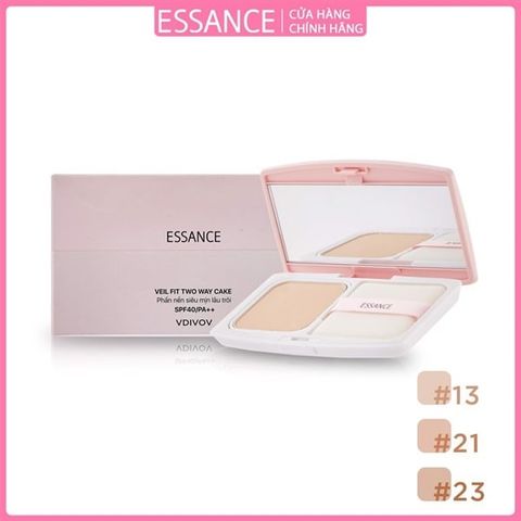 ESSANCE_Phấn Nền Siêu Mịn Lâu Trôi Veil Fit Two Way Cake SPF40/PA++ 7g #21