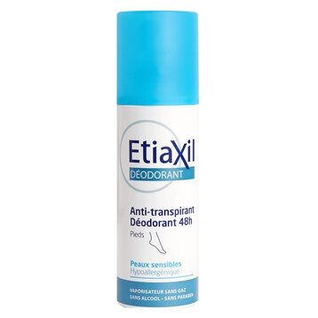 ETIAXIL_Xịt Khử Mùi Chân Ngăn Mồ Hôi & Giảm Mùi Hôi Deodorant Anti-transpirant 48h Pieds Feet 100ml