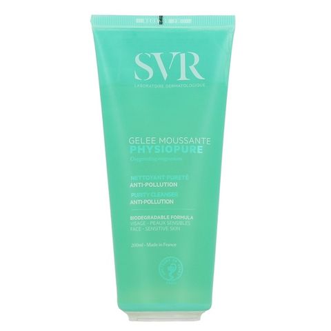 SVR_Gel Rửa Mặt Cho Da Nhạy Cảm Gelee Moussante Physiopure 200ml