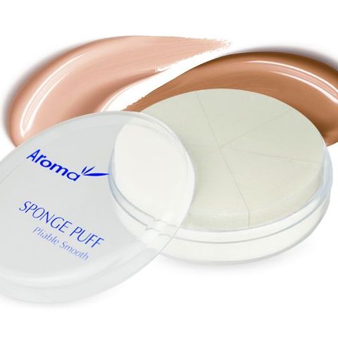 AROMA_Bông Phấn Trang Điểm Hộp 6 Miếng