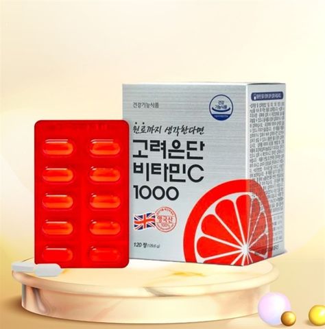 KOREA EUNDAN_Viên Uống Bổ Sung Vitamin C 1000mg (120V)
