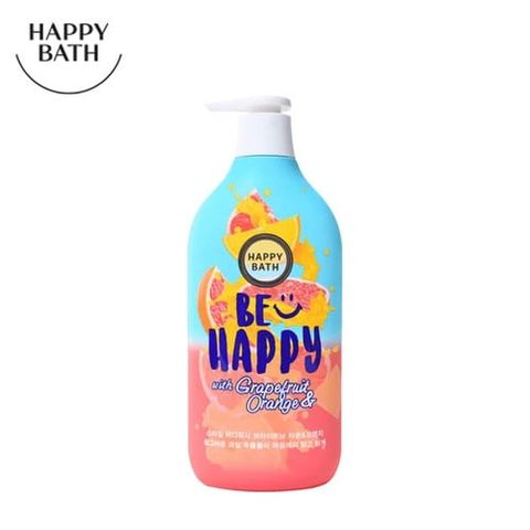 HAPPY BATH_Sữa Tắm Be Happy With Grapefruit & Orange 900ml