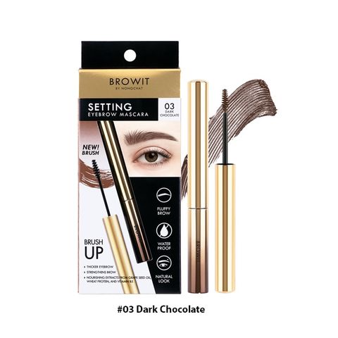 BROWIT_Mascara Định Hình Lông Mày #03 Dark Chocolate