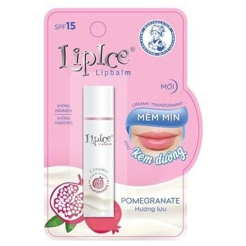 LipIce_Son Dưỡng Dưỡng Không Màu Hương Lựu SPF15 4.3g