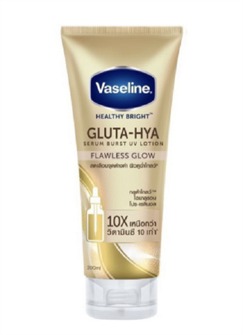VASELINE_Dưỡng Thể Healthy Bright Gluta-hya Serum Burst UV Lotion 330ml