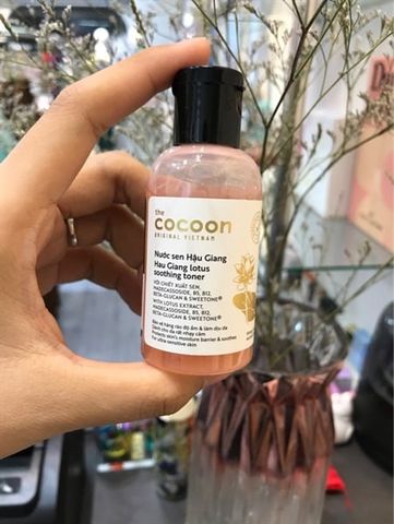 COCOON_Nước Hoa hồng Sen Hậu Giang Phục Hồi, Cấp Ẩm Và Làm Dịu Da 50ml
