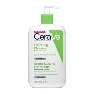 CERAVE_Sữa Rửa Mặt Cho Da Thường Đến Khô Hydrating Cleanser 473ml (Xanh Lá) ( Mỹ )