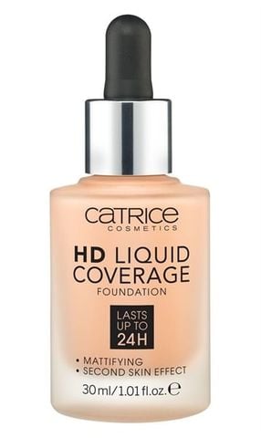 CATRICE_Kem Nền HD Liquid Coverage Foundation Lasts Up To 24H #030 Sand Beige 30Ml