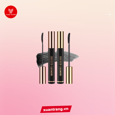 COSNORI_Mascara Perfect Setting Chống Thấm Nước, Làm Dày, Dài Cong Mi 7ml