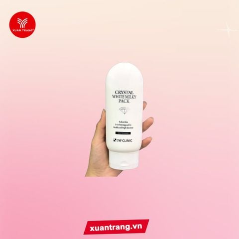 3W CLINIC_Kem Dưỡng Trắng Crystal White Milky Pack 200g