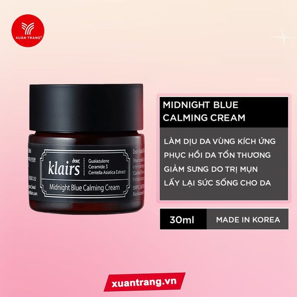 KLAIRS_Kem Midnight Blue Calming Cream 30Ml (725610)