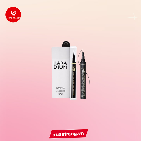 KARADIUM_Kẻ Mắt Nước Waterproof Brush Liner Black