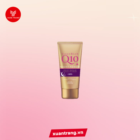 KOSE_Kem Dưỡng Da Tay Ban Đêm Q10 Night Renew 80g