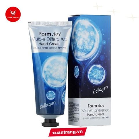FARMSTAY_Kem Dưỡng Da Tay Tinh Chất Collagen Visible Difference Hand Cream 100g