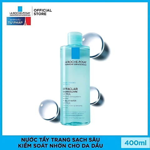 LA ROCHE POSAY_Nước Tẩy Trang Effaclar Purifying Micellar Water 400Ml