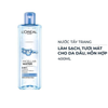 L'ORÉAL_Nước Tẩy Trang Nắp Xanh Cho Da Dầu Micellar Water 400Ml