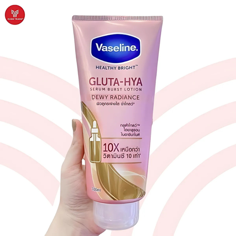 VASELINE_Dưỡng Thể Gluta-hya Dewy Radiance 330ml