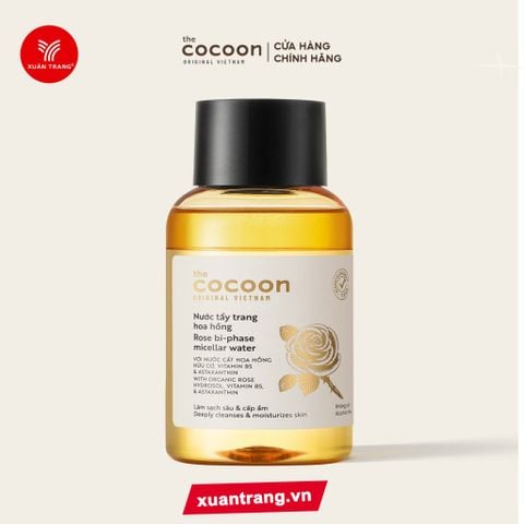 COCOON_Nước Tẩy Trang Hoa Hồng Cấp Ẩm Da 140ml