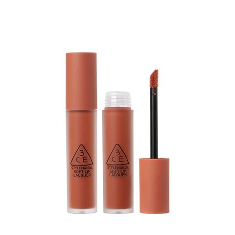 3CE_Son Kem Soft Lip Lacquer #Tawny Red (Cam Đất) 6G