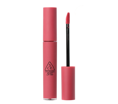 3CE_Son Kem Lì Velvet Lip Tint #Pink Break (Hồng Đào) 4G