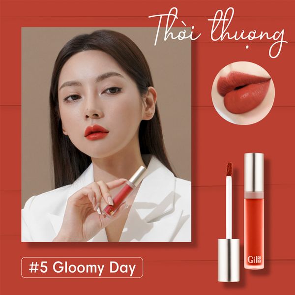 GILAA_Son Kem Long Wear Lip Cream 05 Gloomy Day