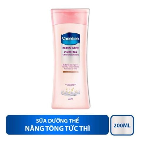 VASELINE_Dưỡng Thể Trắng Da Tức Thì (Instant fair) 200ml