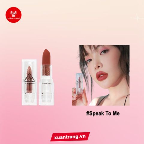 3CE_Son Thỏi Soft Matte Lipstick #Speak To Me 3.5G