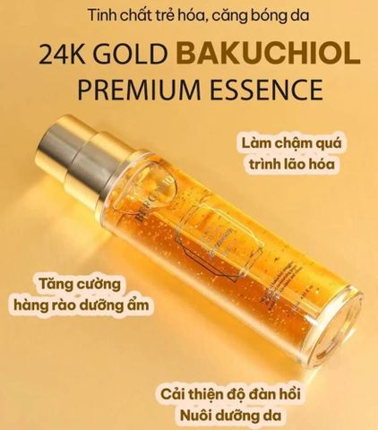 BERGAMO_Tinh Chất Dưỡng Da 24K Gold Bakuchiol Premium 120ml