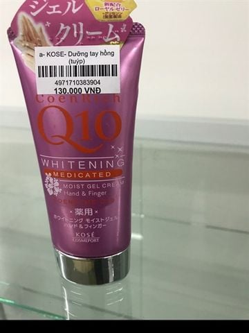 KOSE_Kem Dưỡng Tay Q10 Moist Gel Cream 80G