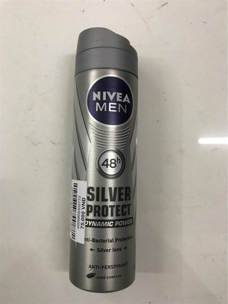 82959 NIVEA_Xịt Ngăn Mùi Men Phân Tử Bạc 150ml