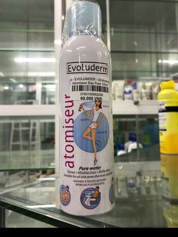 EVOLUDERM_Xịt Khoáng Pure Water Atomiseur 150Ml