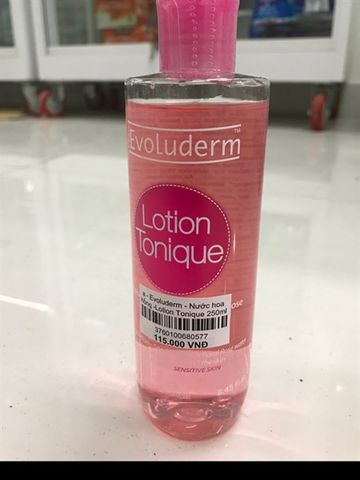 EVOLUDERM_Nước Hoa Hồng Soothing Toning Lotion 250Ml
