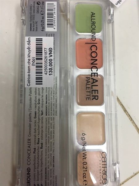 CATRICE_Bảng Che Khuyết Điểm 5 Ô Đa Năng Allround Concealer 6G