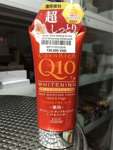 KOSE_Kem Dưỡng Tay Q10 Deep Moisture Cream Đỏ 80G