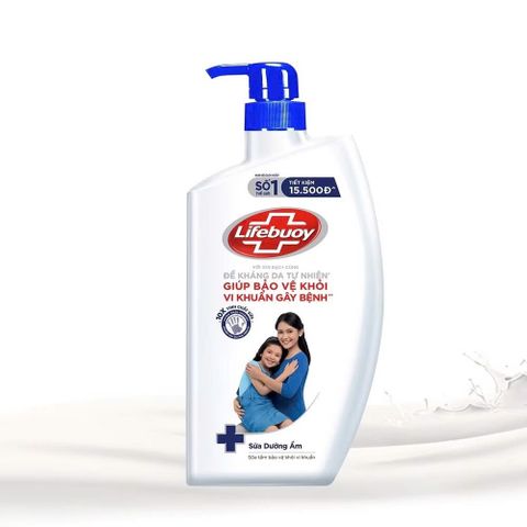 Lifebuoy_Sữa Tắm Chăm Sóc Da Dưỡng Ẩm Và Bảo Vệ Khỏi Vi Khuẩn 800g