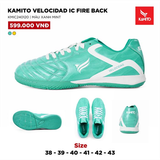 Giày Bóng Đá Kamito đế IC Velocidad Fire Back - Xanh Mint