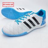 Giày bóng đá đế IC 11 Pro trẻ em - TRẮNG GÓT XANH