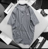 Áo thun thể thao NK - xám