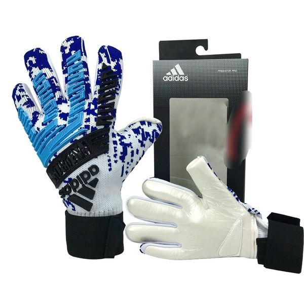 Găng tay thủ môn Adidas Predator - trắng xanh