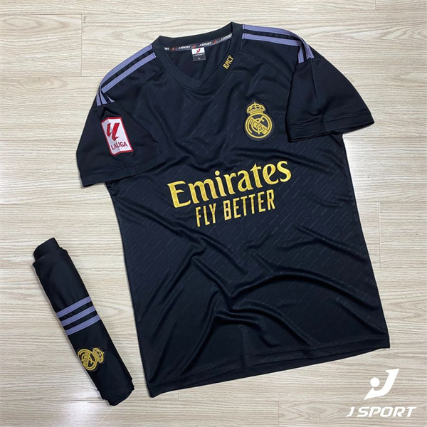 Quần Áo Bóng Đá JP Real 2024 - đen