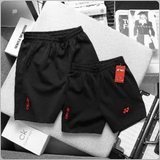 Quần cầu lông nam Yonex - đen logo đỏ