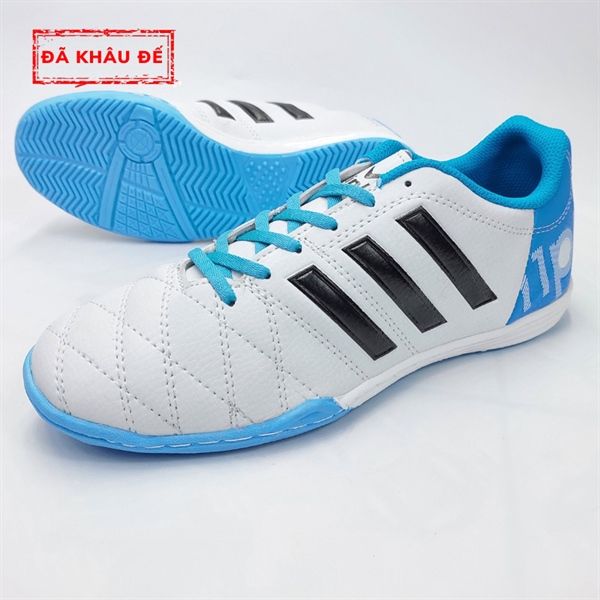 Giày bóng đá đế IC 11 Pro - TRẮNG GÓT XANH