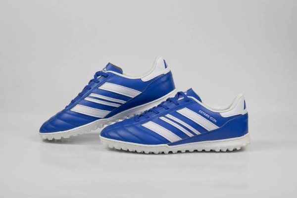 giày ba sọc Xstorm Copa - xanh - sọc trắng