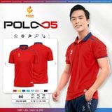 Áo Polo Egan 5 UV - ĐỎ