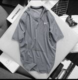 Áo thun thể thao NK - xám