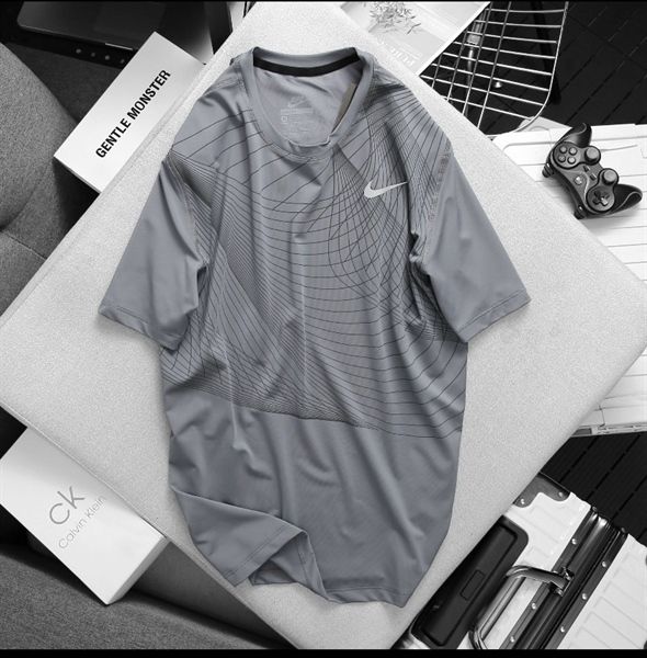 Áo thun thể thao NK - xám