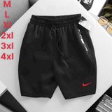 Quần đùi Nike - đen logo đỏ