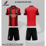 Quần Áo BĐ JP AC Milan - đen đỏ