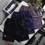 Quần đùi Nike - đen logo trắng