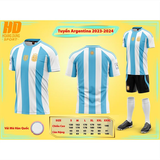Quần Áo BĐ HD Argentina 2025 - trắng
